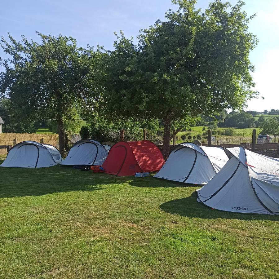 La Billardiere Camping A La Ferme Le Menil-Ciboult Exterior photo