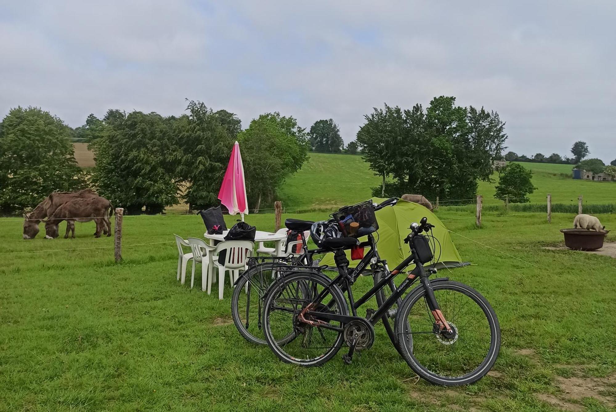 La Billardiere Camping A La Ferme Le Menil-Ciboult Exterior photo
