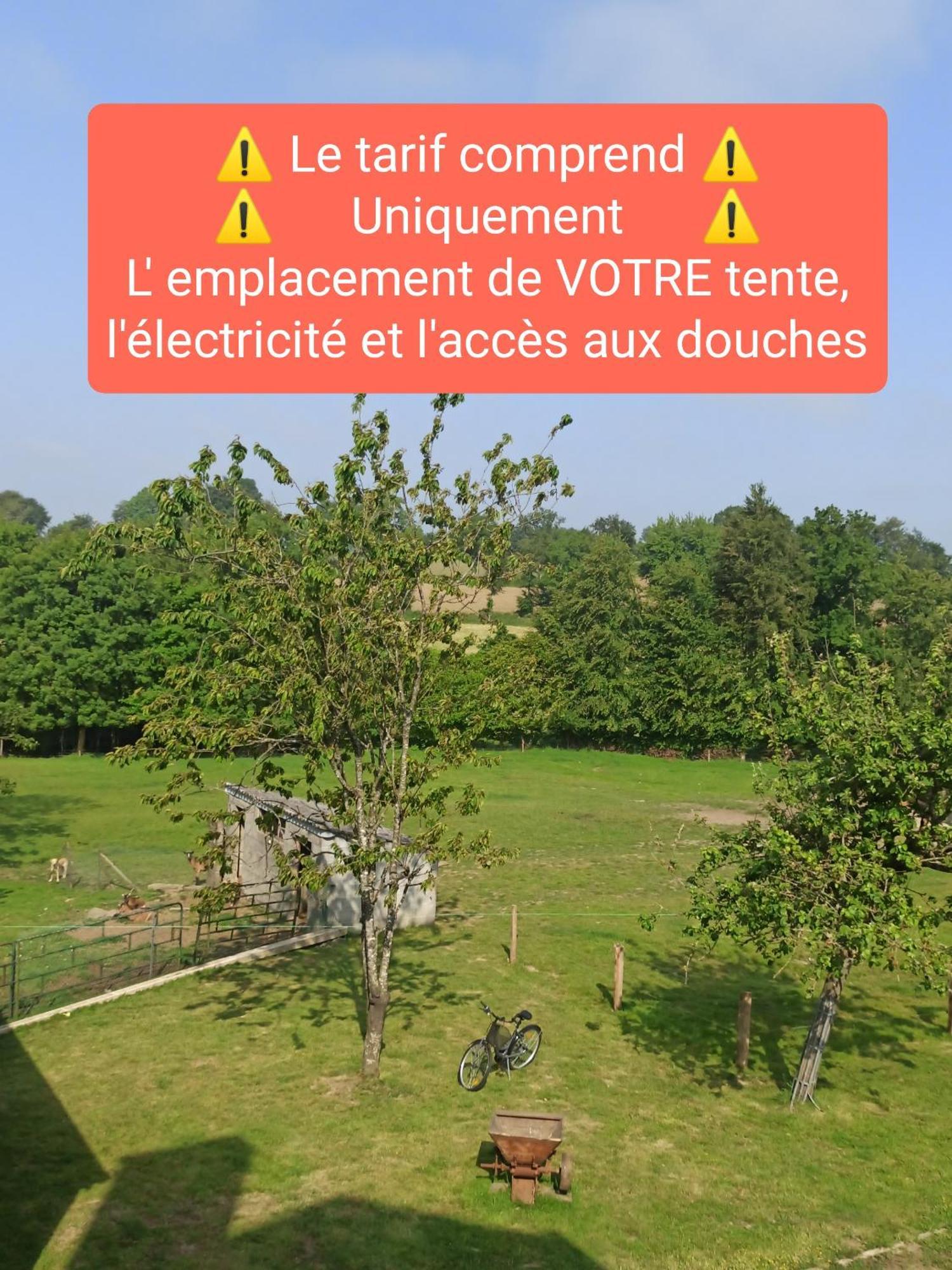 La Billardiere Camping A La Ferme Le Menil-Ciboult Exterior photo