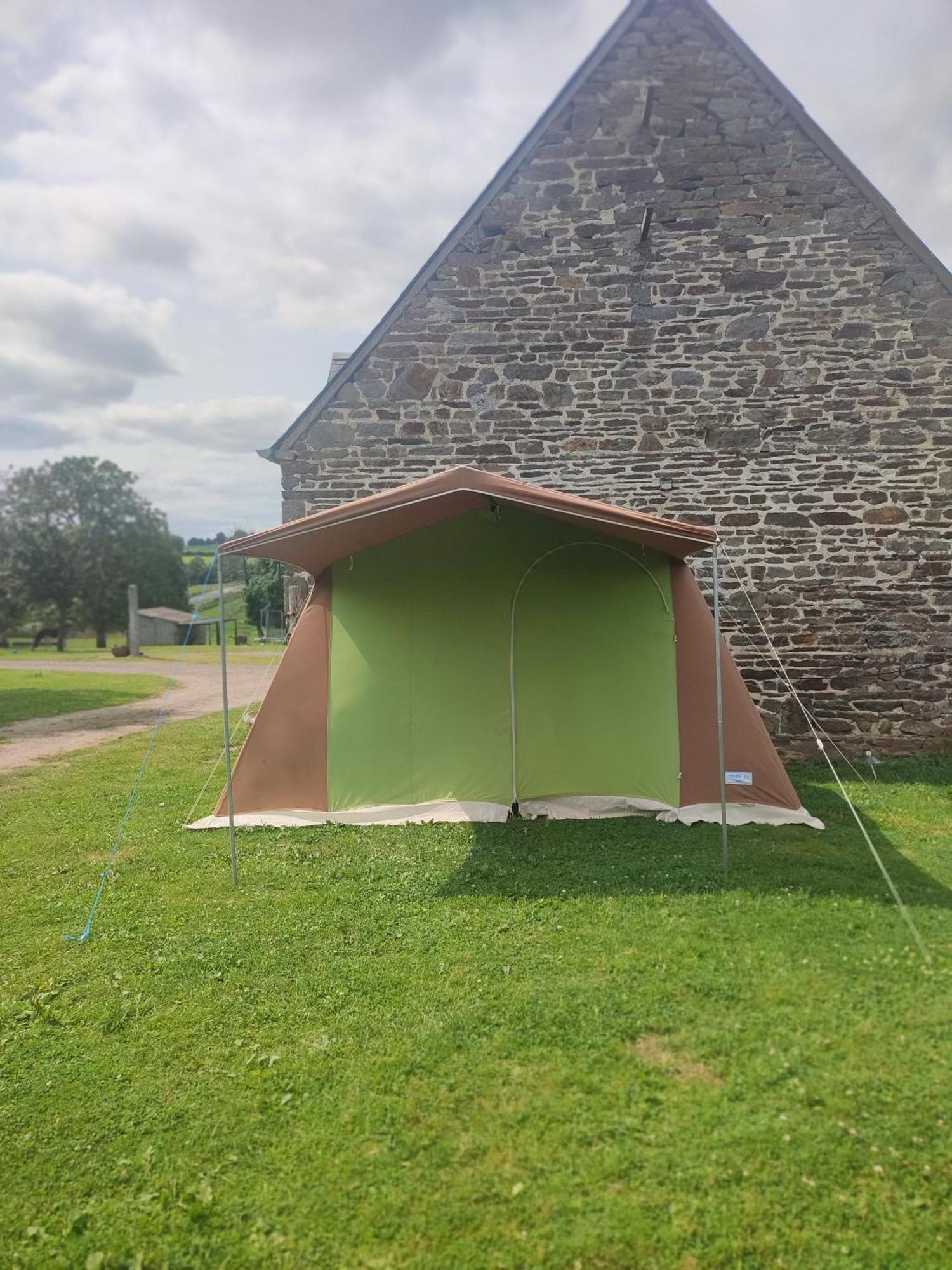 La Billardiere Camping A La Ferme Le Menil-Ciboult Exterior photo